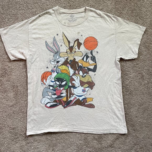 Space Jam Other - Vintage 1998 Space Jam Movie Shirt Baggy Jordan Looney Toons Unisex Size L Team
